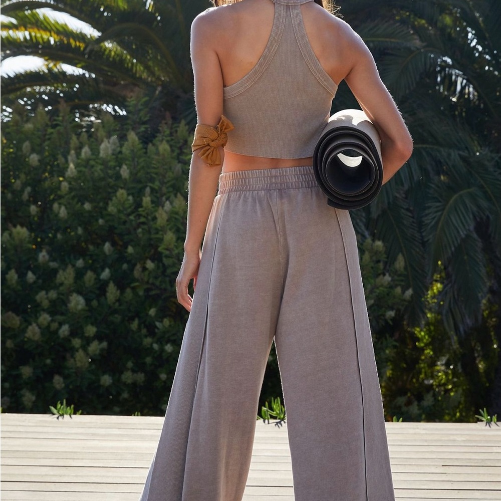 Free People Wide Leg Pants and top set